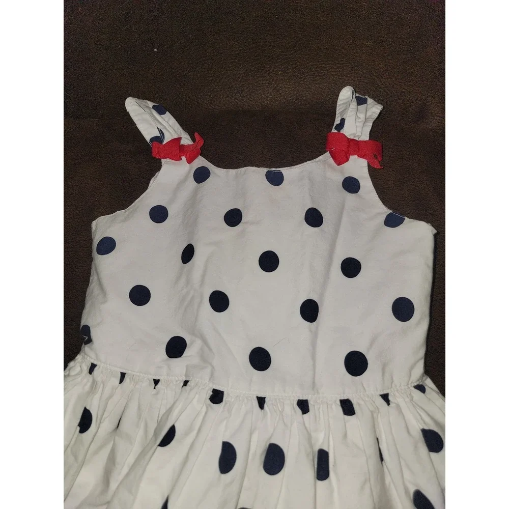 Gymboree 4th of july polka dot dress size 6